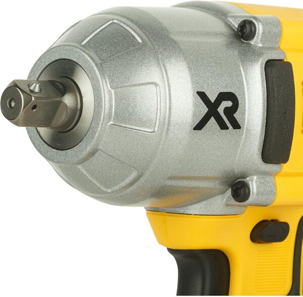 DEWALT Boulonneuse à Chocs Brushless 18V XR 5Ah Li-Ion - Clé à Chocs sans Fil avec Lampe LED et Carter en Magnésium - 2400imp/min - 3 Vitesses (0-400/1200/1900tr/min) - 610W DCF899N-XJ [Classe énergétique A]