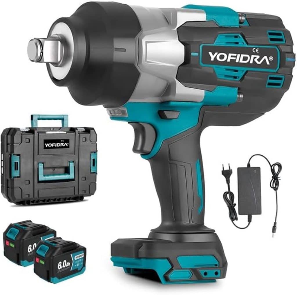 Test de la perceuse à chocs sans fil Yofidra 2200Nm 20V