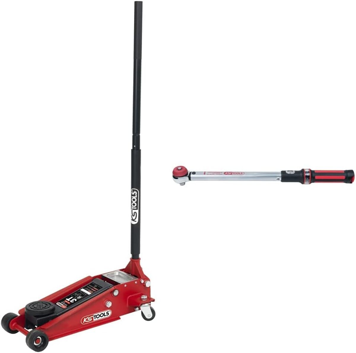 Test du cric hydraulique KS Tools Formula Lift 3T et de la clé dynamométrique Ergotorque 1/2