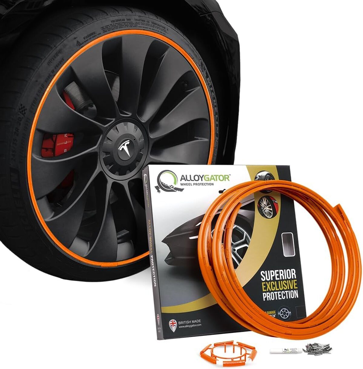 Test : protection jantes voiture AlloyGator orange contre rayures et éraflures