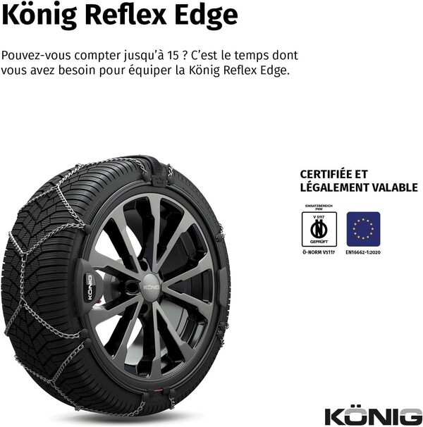 Chaînes à neige Konig Reflex Edge 603