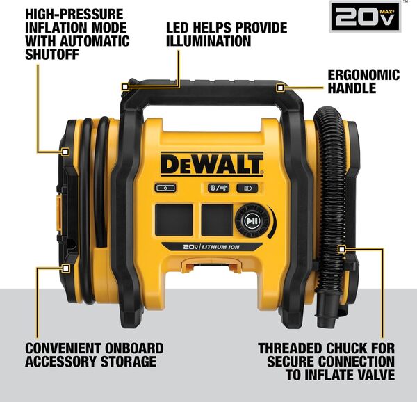 Dewalt Gonfleur de traction sans fil 20 V max