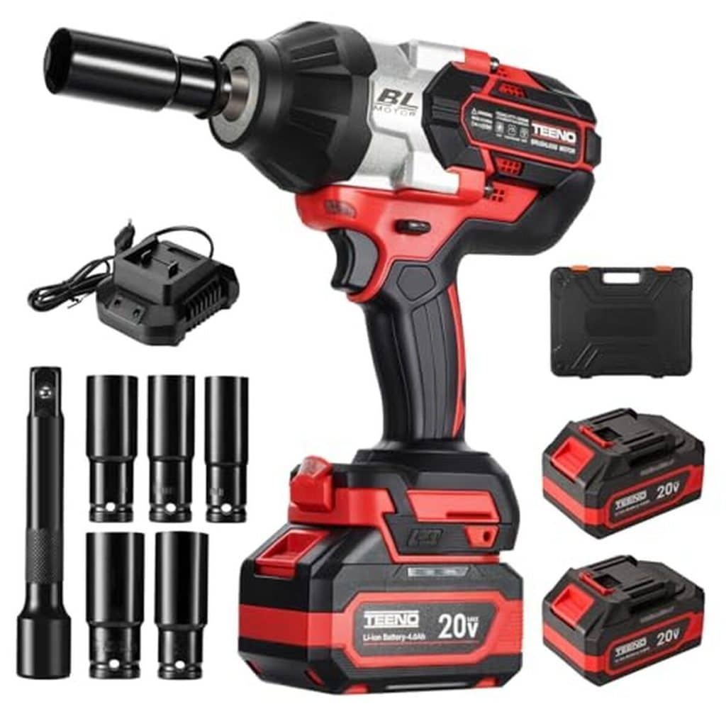 Test de la visseuse à chocs Teeno Brushless 1300Nm