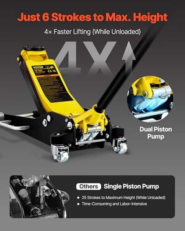 Découvrez notre évaluation détaillée du cric rouleur Vevor 2, 5T et sa performance industrielle. Idéal pour les professionnels et les passionnés d'automobile.