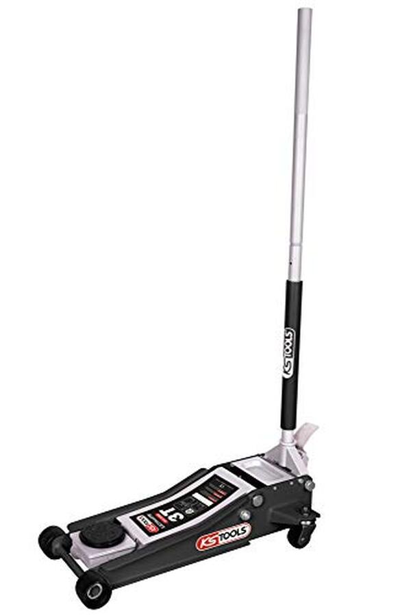 Découvrez notre test complet du cric hydraulique extra-bas KS Tools ULTIMATE 3 t : performance, sécurité et confort d'utilisation au rendez-vous