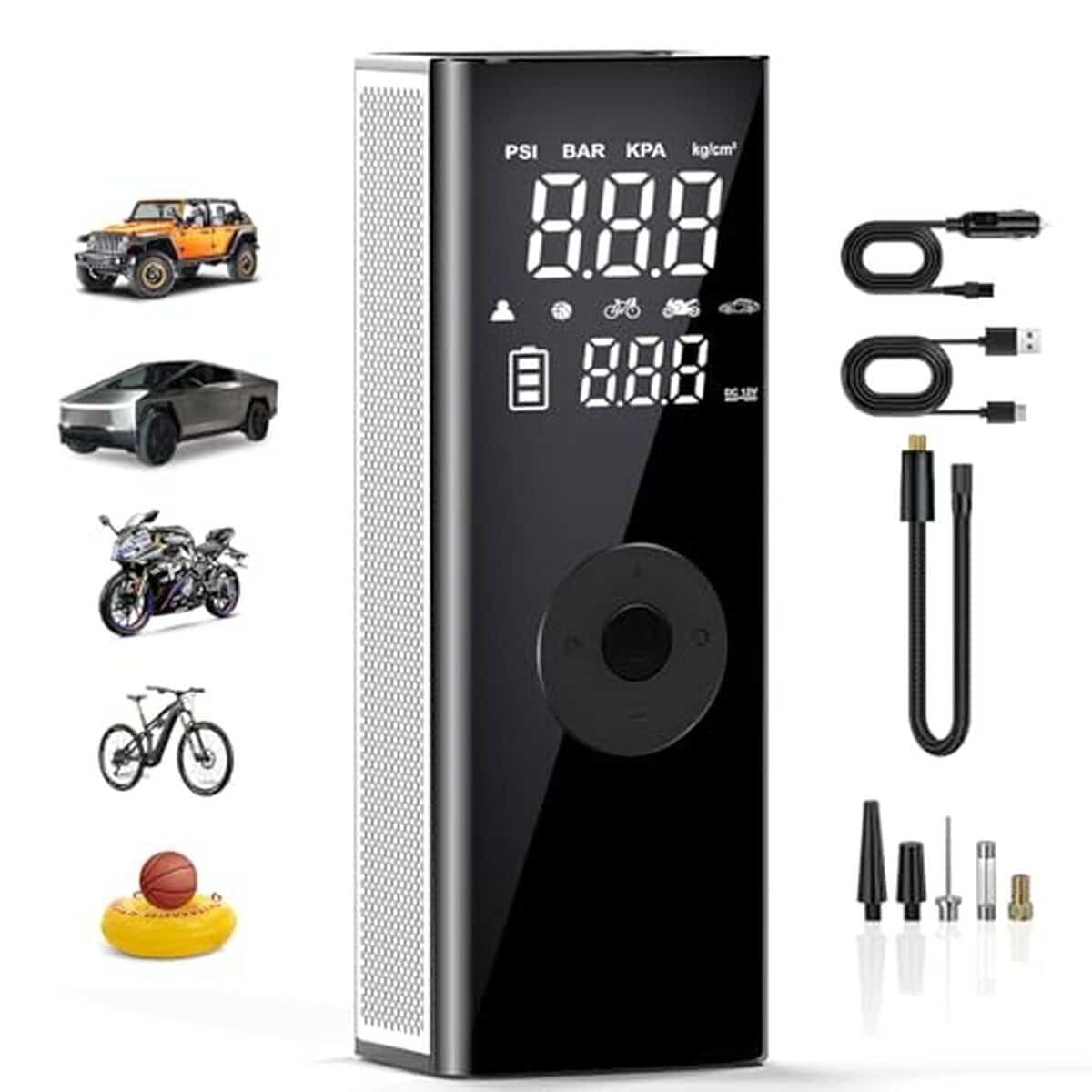 Test du gonfleur de pneu portable 20 000 mAh : performance et praticité