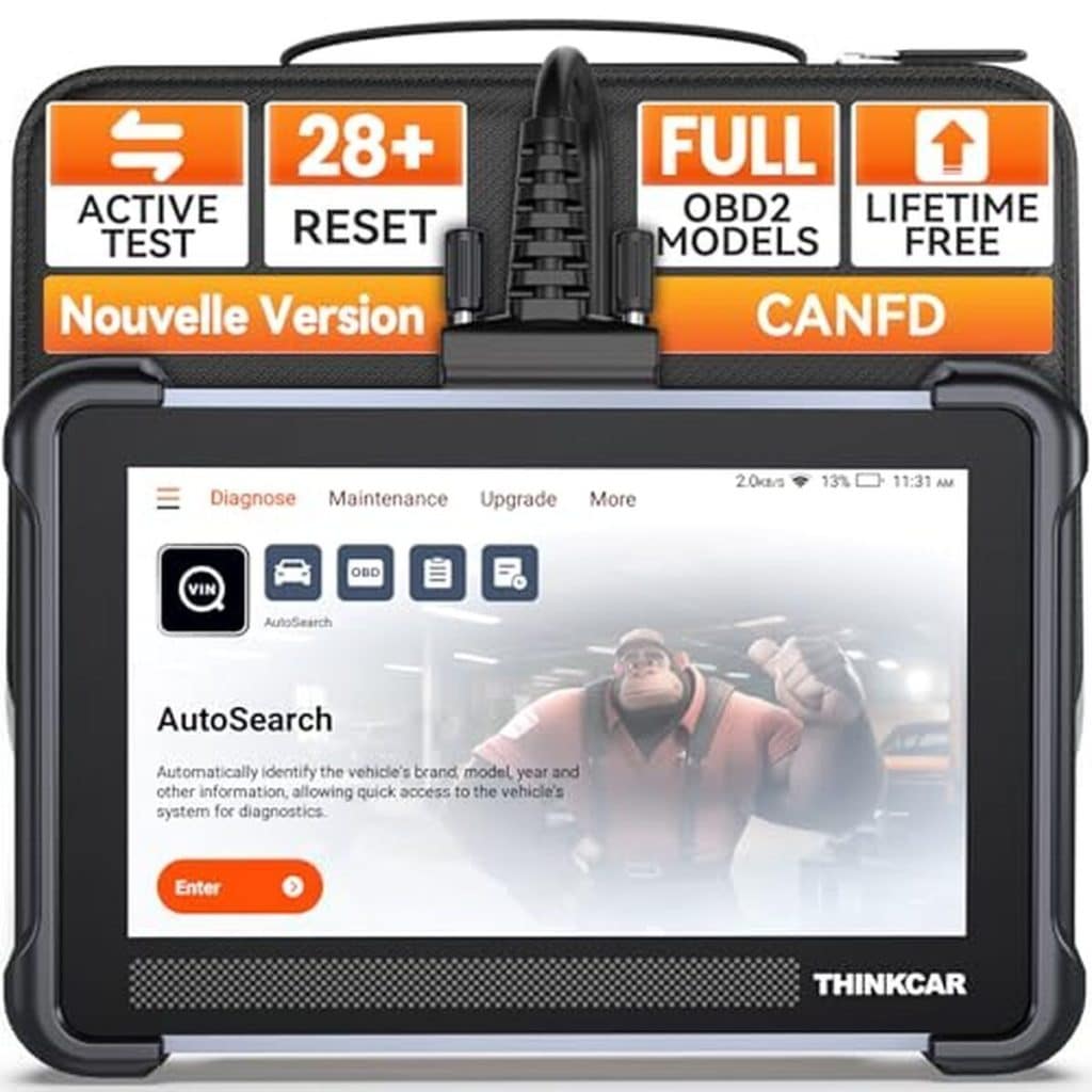 Test du scanner OBD2 THINKCAR ThinkScan 672 : diagnostic complet et réinitialisations multiples