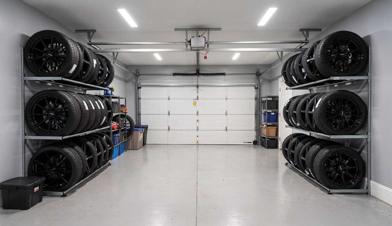 Utilisez des supports de pneus