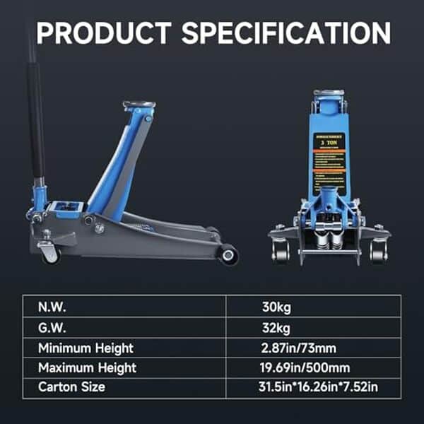 Découvrez notre analyse complète du cric de sol LARBANKE 3 tonnes : performance, rapidité et efficacité pour tous vos besoins automobiles.