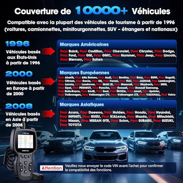 Découvrez la valise de diagnostic auto ICARZONE MA200 Plus : performance et polyvalence pour tous vos besoins multimarques. Améliorez votre expérience d'entretien automobile avec cet outil essentiel et facile à utiliser.