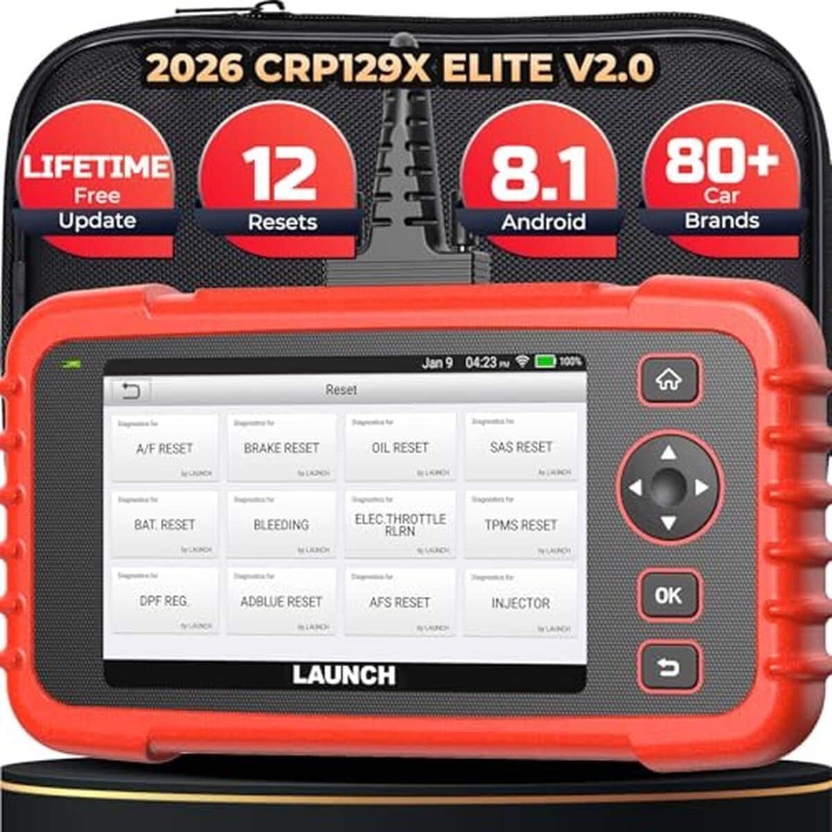 Test complet : valise diagnostic multimarque Launch CRP129X V2.0