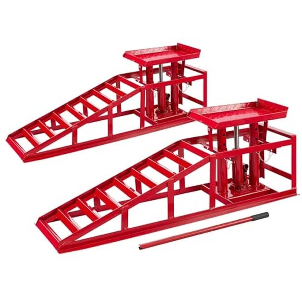 Test des rampes hydrauliques réglables Arebos : performance et sécurité