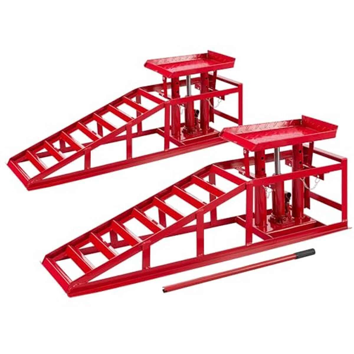 Test des rampes hydrauliques réglables Arebos : performance et sécurité