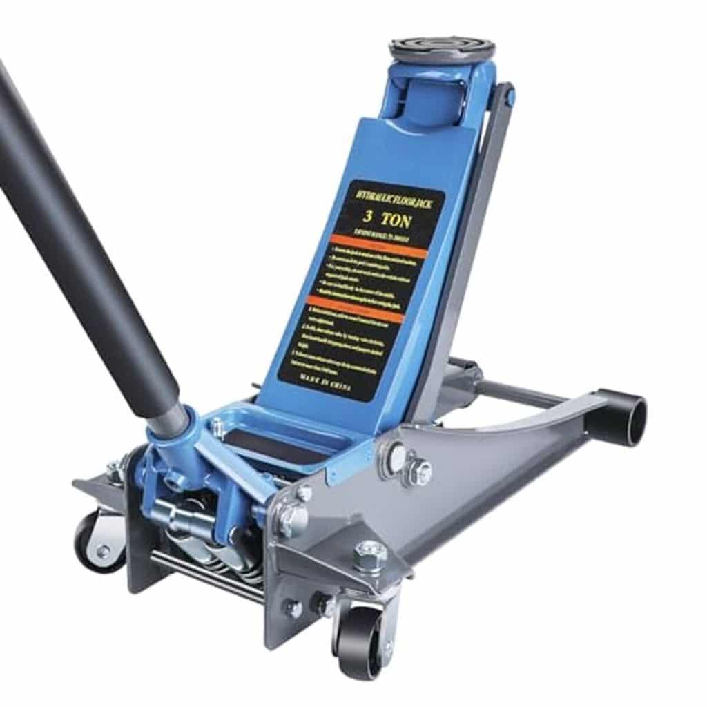 Test du cric de sol LARBANKE 3 tonnes : performance et rapidité