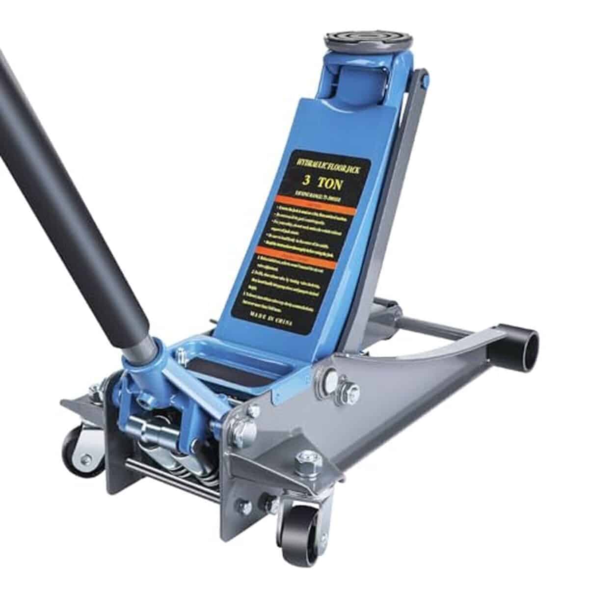 Test du cric de sol LARBANKE 3 tonnes : performance et rapidité