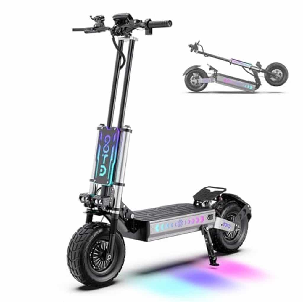 Test trottinette électrique OOTD T90 tout-terrain 6000W avec batterie 120 km