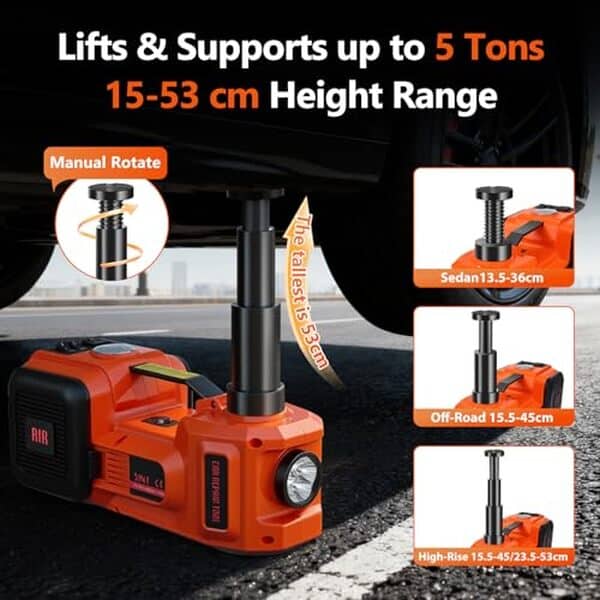 Découvrez notre test détaillé du cric hydraulique électrique 5T équipé d'une pompe et d'une LED. Caractéristiques, performances et avis d'experts pour bien choisir votre équipement de levage. 