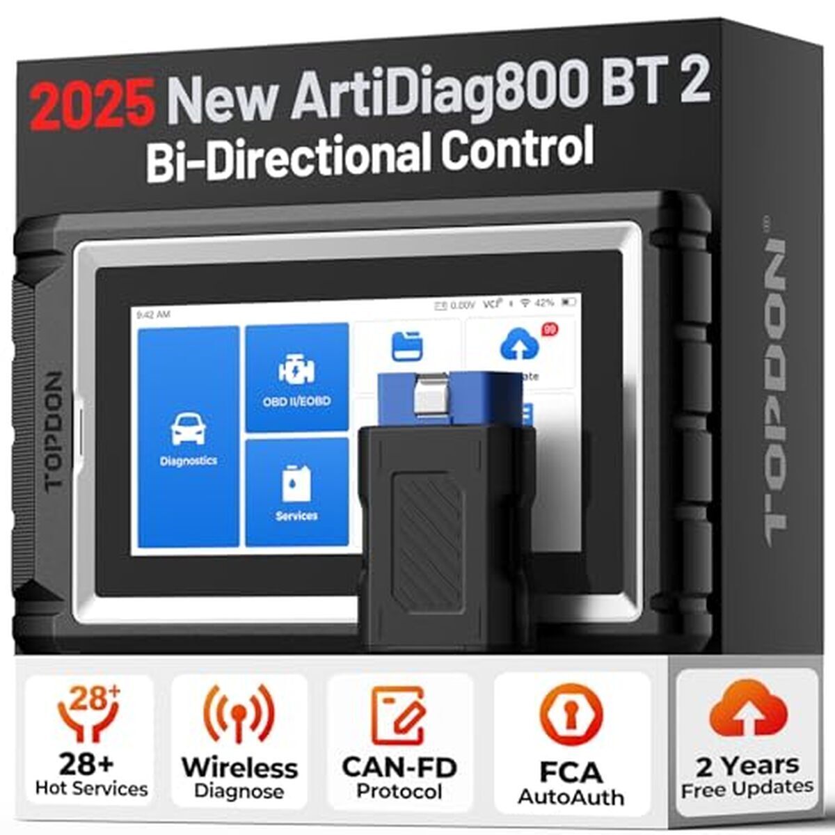 Test de la valise diagnostic auto Topdon AD800BT : efficacité et réinitialisations complètes