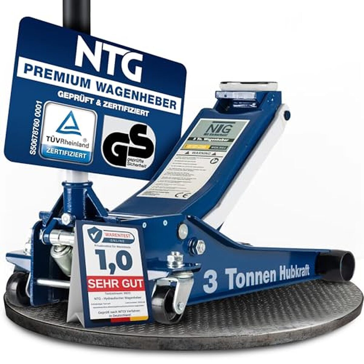 Test Du Cric NTG 3T Lowliner : puissance Et Stabilité Pour SUV Et Voitures Surbaissées