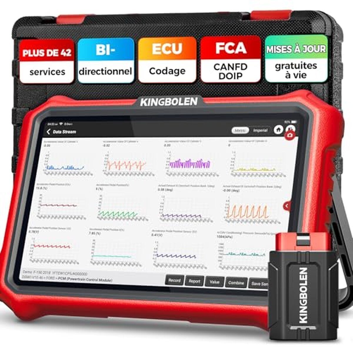 Test : valise diagnostic auto Kingbolen K8 Pro