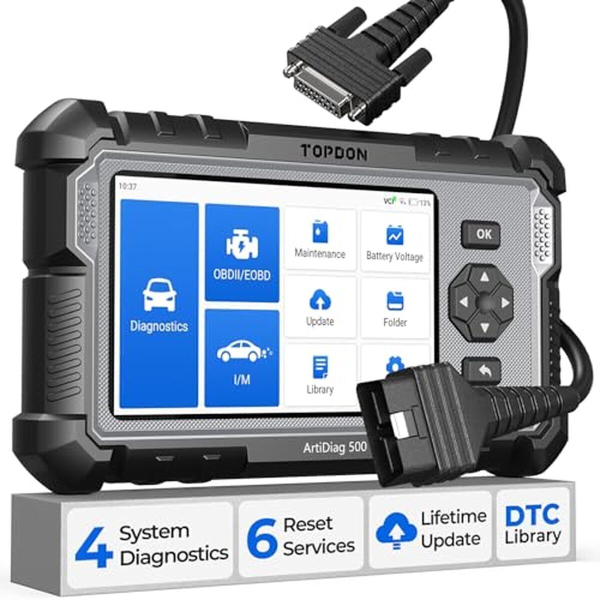 Test de la valise diagnostic auto TOPDON AD500 : efficacité multimarque