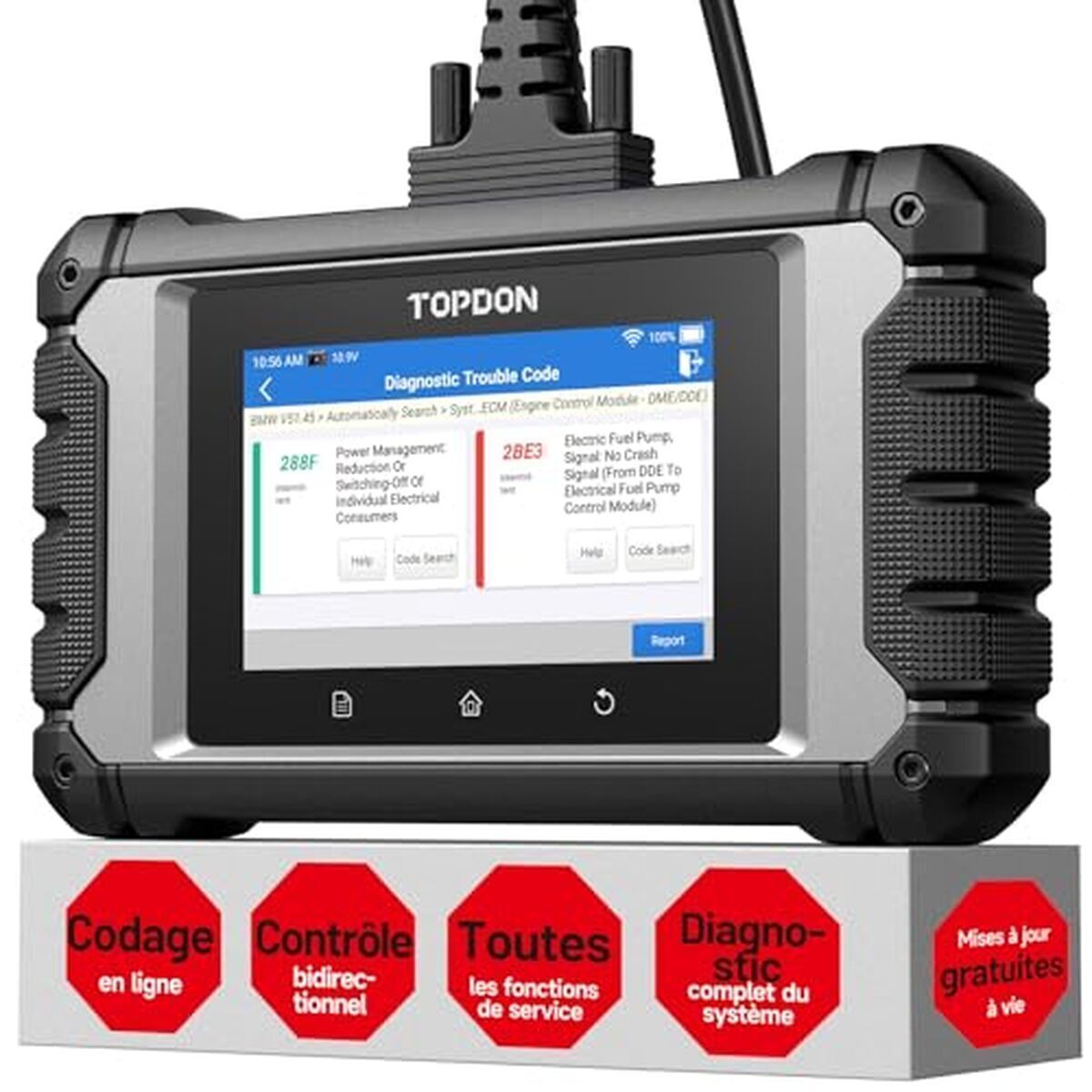 Test de la valise diagnostic auto TOPDON ArtiDiag EU