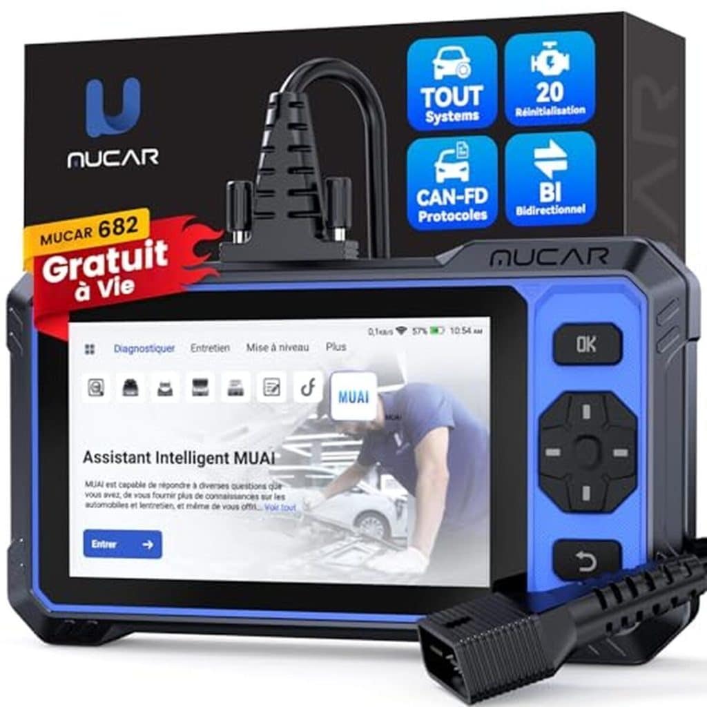 Test de la valise diagnostic MUCAR 682 intelligente et complète