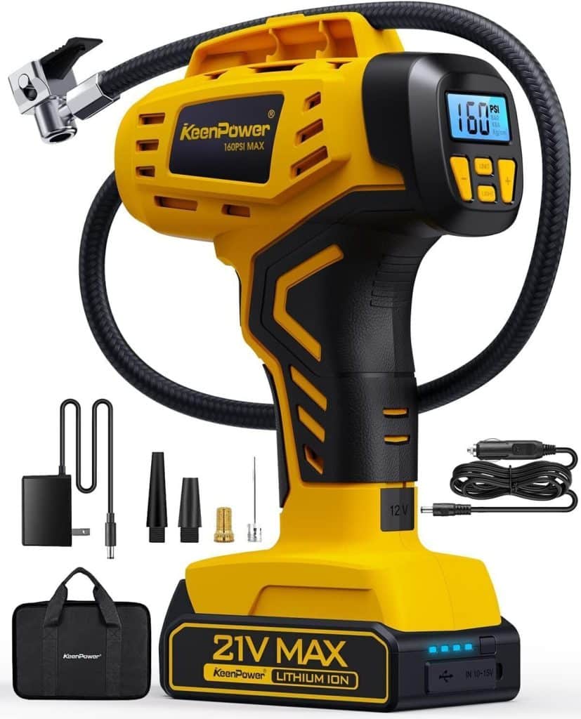 Test du compresseur portable KeenPower 160 psi
