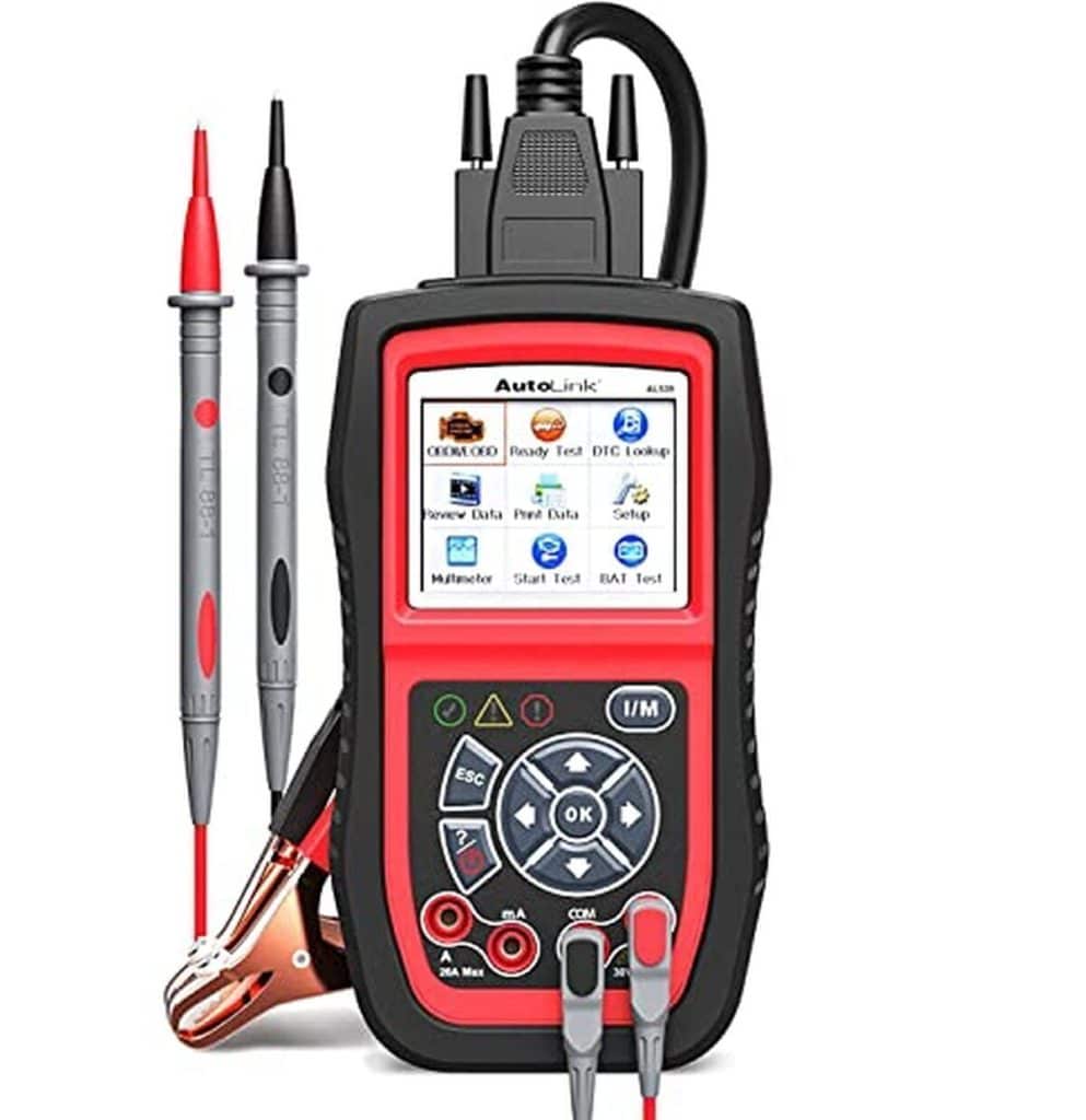 Test Du Scanner OBD2 Autel AL539B Et Testeur De Batterie Avomètre