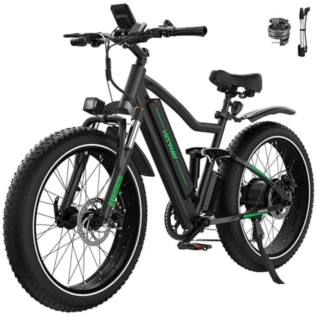 Test : vélo Électrique HITWAY Fat Tire 26" 250W