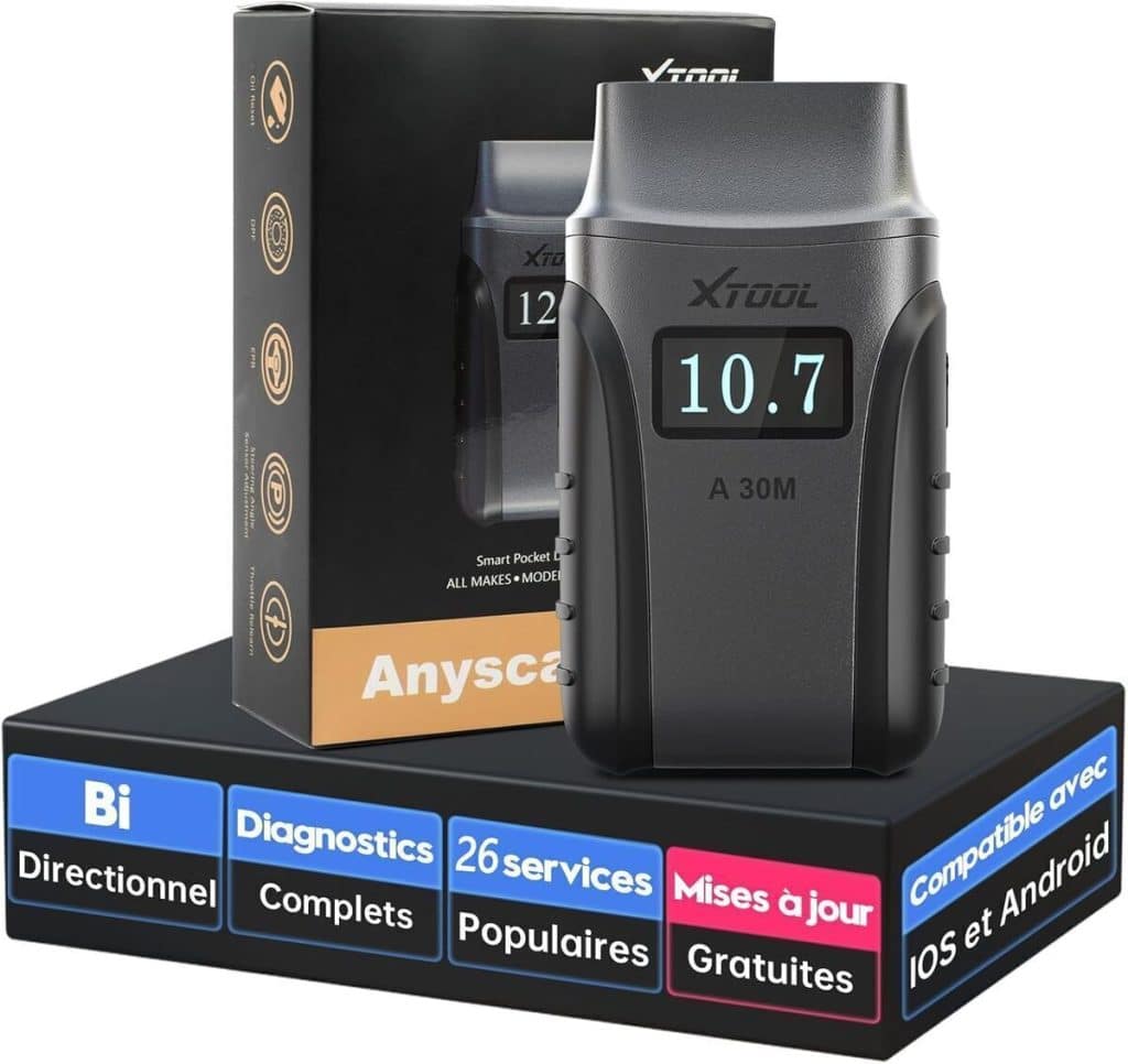 Test XTOOL A30M : valise diagnostic auto complète
