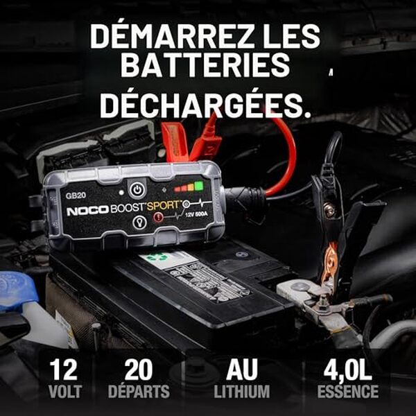 Découvrez notre test détaillé du noco boost gb20 : un booster batterie puissant, compact et fiable pour démarrer votre véhicule en toutes circonstances. Caractéristiques et avis.