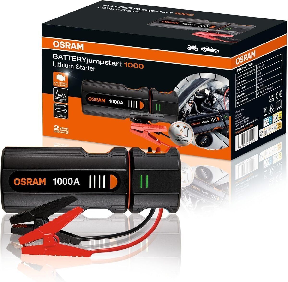 Test de la batterie de démarrage OSRAM OJS020