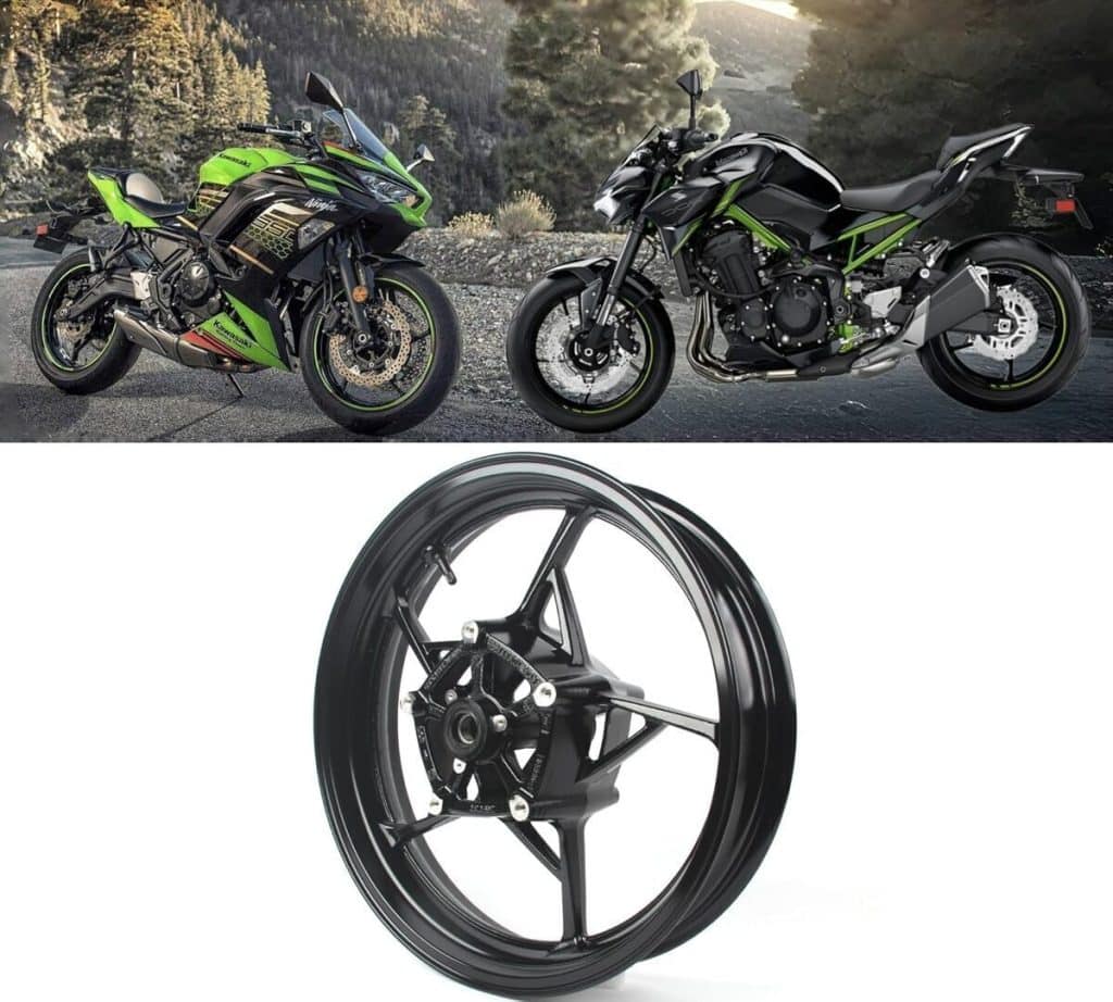 Test des jantes 3, 5x17 pouces pour Ninja et Z650/900
