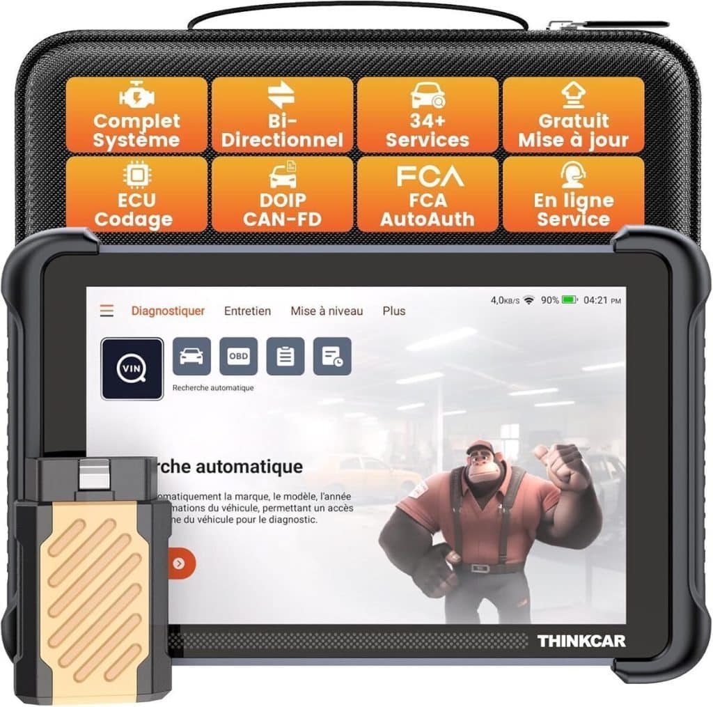 Test : outil diagnostic THINKCAR THINKSCAN 689BT, performance complète