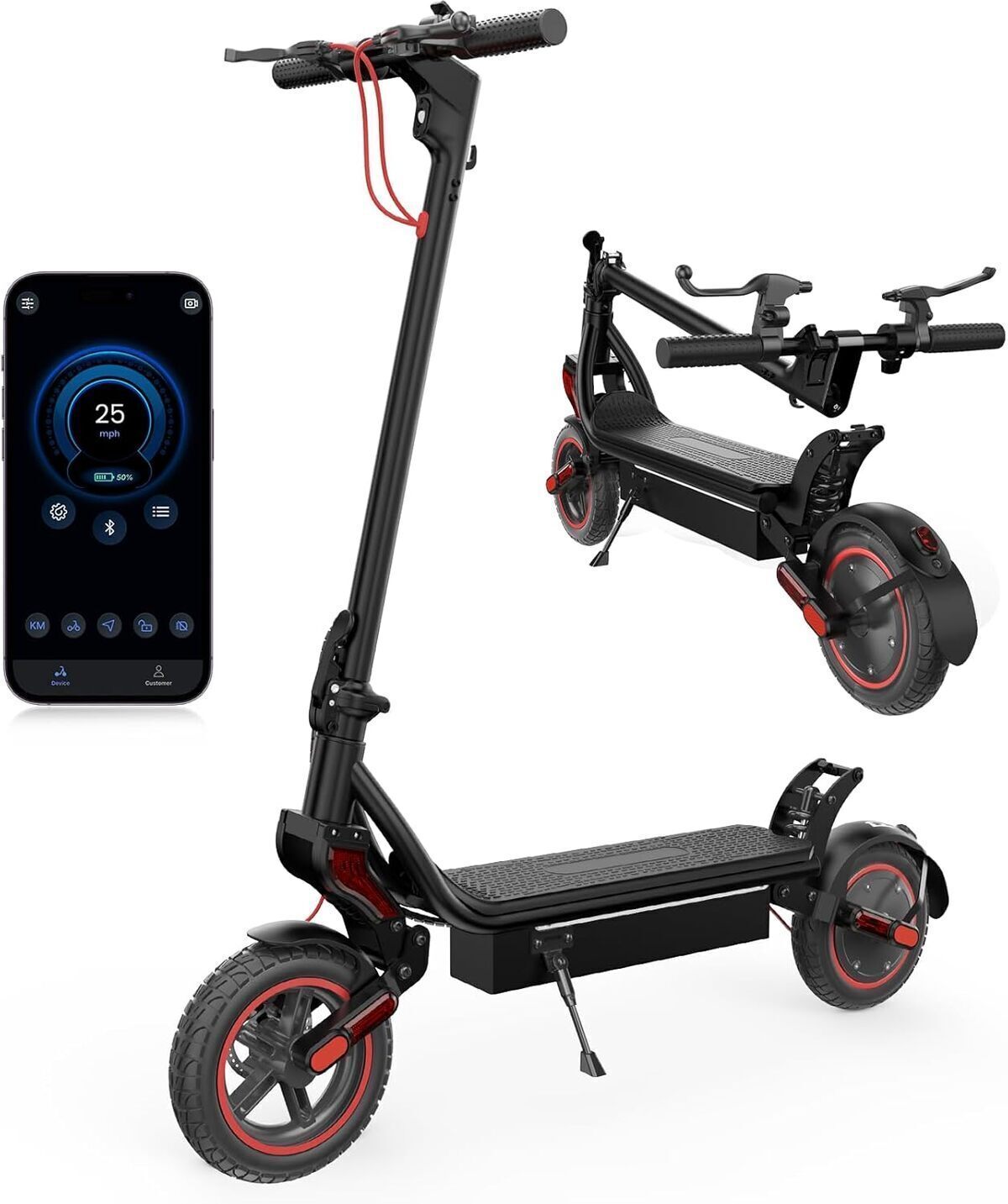Test trottinette iScooter W8 : électrique, tout-terrain et pliable