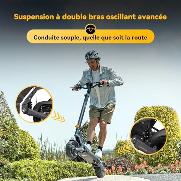Découvrez notre test complet de la trottinette électrique pliable Ausom L2 : performances, autonomie 70 km, prix et verdict final pour cet engin urbain.