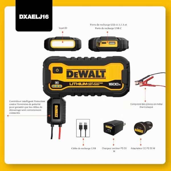 Découvrez notre test complet du booster DeWalt DXaelj16 avec ses 1600 ampères de puissance. Station d'alimentation USB efficace et fiable pour recharger tous vos appareils en toute situation.