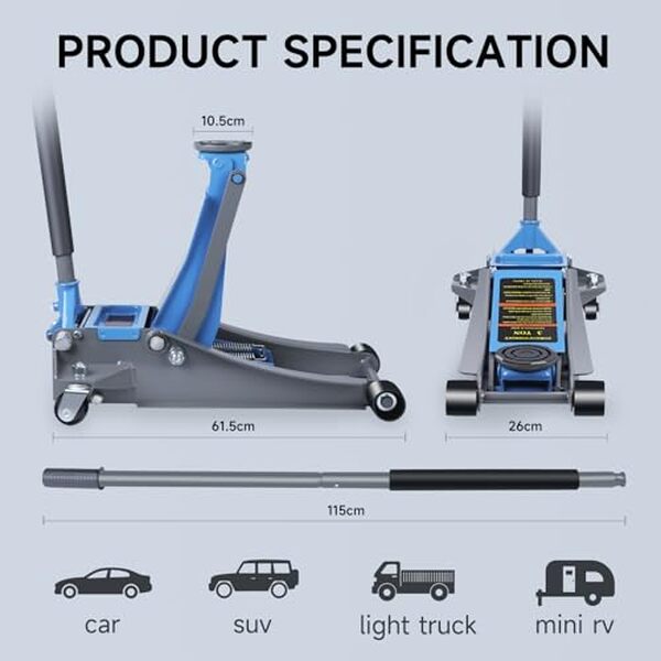Découvrez notre test du cric hydraulique LARBANKE 3T : performances, durabilité et fiabilité d'un équipement de qualité pour vos besoins de levage automobile.