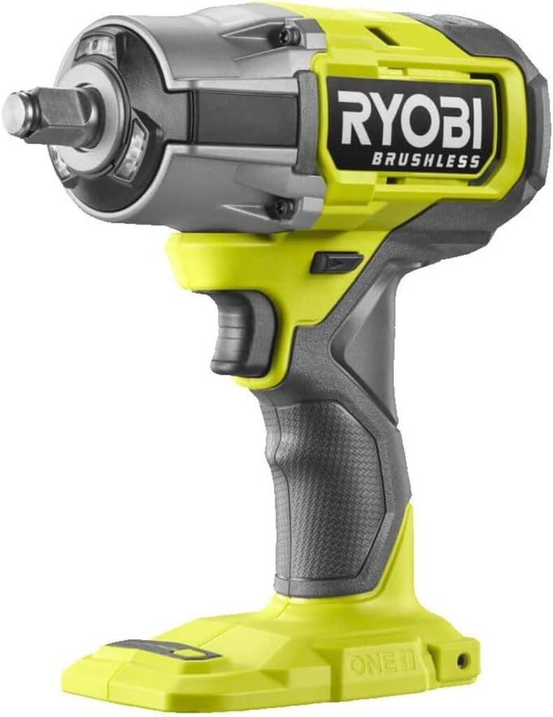 Test de la boulonneuse à chocs Ryobi 18v one+ riw18bl-0 900nm
