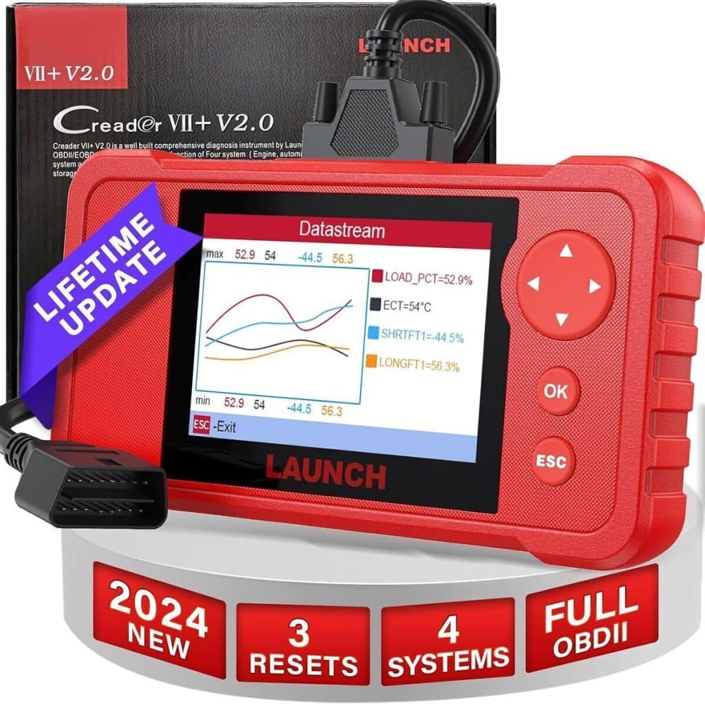Test De La Valise Diagnostic Auto Launch Creader VII+ V2.0