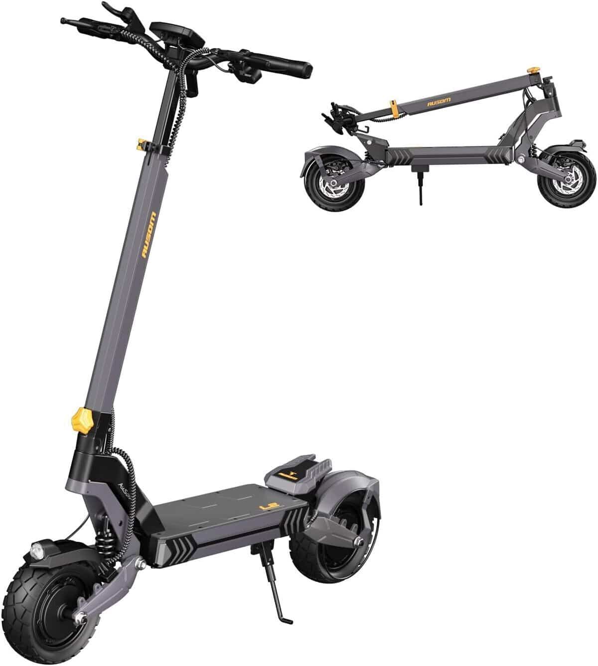 Test : trottinette électrique pliable ausom L2, autonomie 70 km