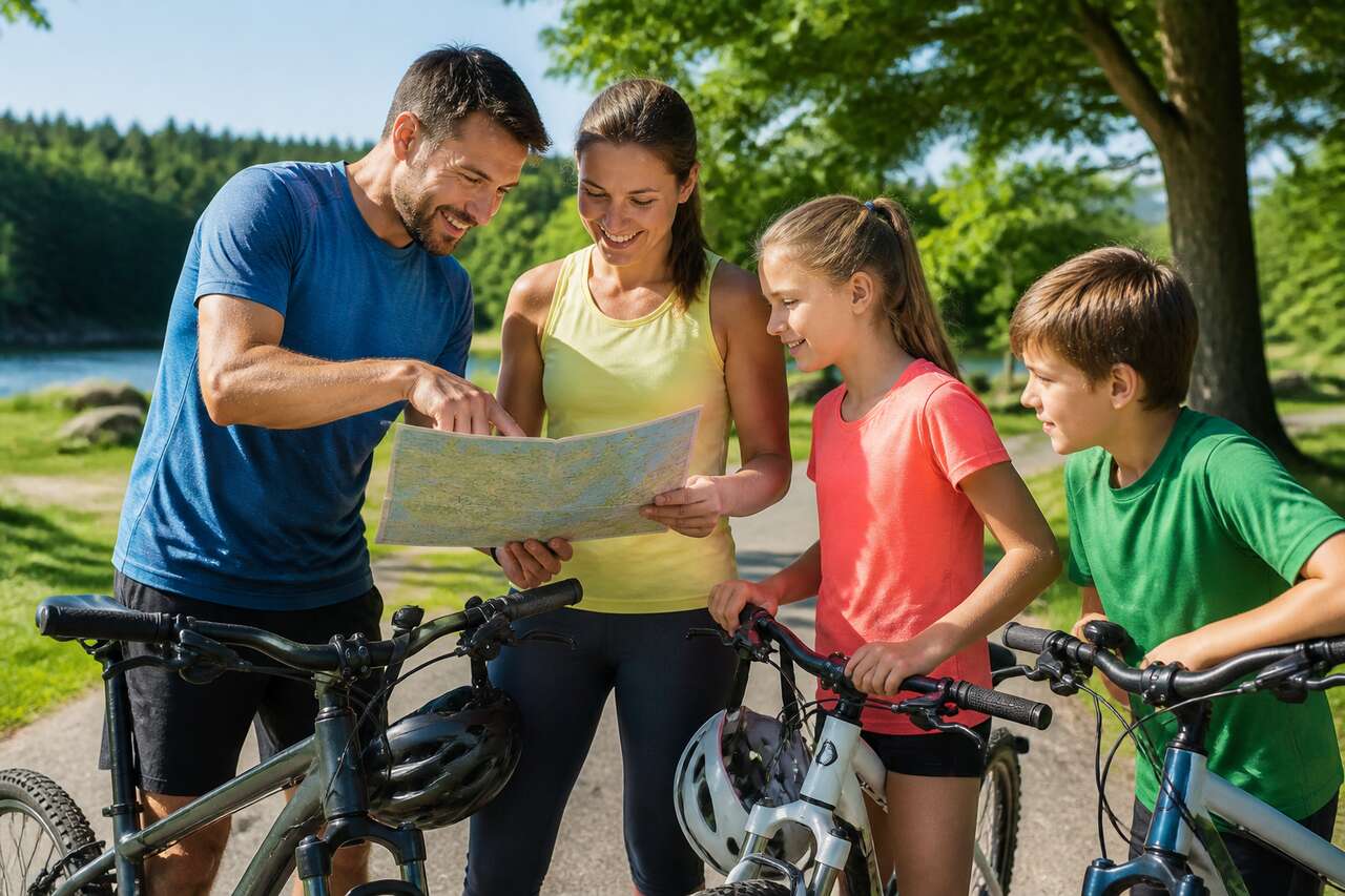 Choisir le meilleur itinéraire à vélo pour une famille Choisir le meilleur itinéraire à vélo pour une famille