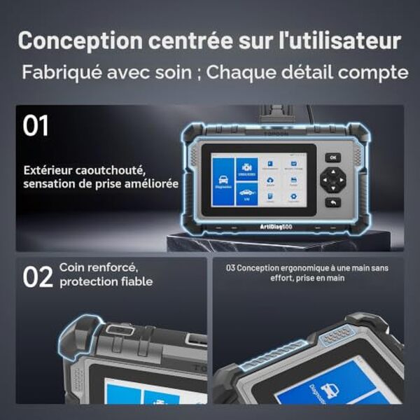Découvrez notre test détaillé du scanner OBD2 TOPDON ArtiDiag500 : performances, fonctionnalités et avis sur ce diagnostic automobile professionnel.