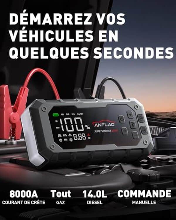 Découvrez notre avis complet sur le booster ANFLAG 8000A avec compresseur intégré. Analyse détaillée de sa puissance, ses performances et ses avantages pour votre installation électrique.