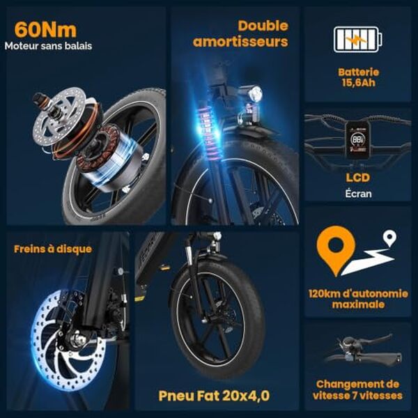 Découvrez notre test complet du vélo électrique ECORUSH eco R6. Performance, robustesse et fiabilité au banc d'essai pour un verdict sans compromis.