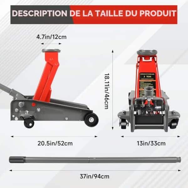 Découvrez notre test complet du cric hydraulique 3T : performance, sécurité et rapidité de levage. Comparatif détaillé et avis d'expert pour bien choisir.