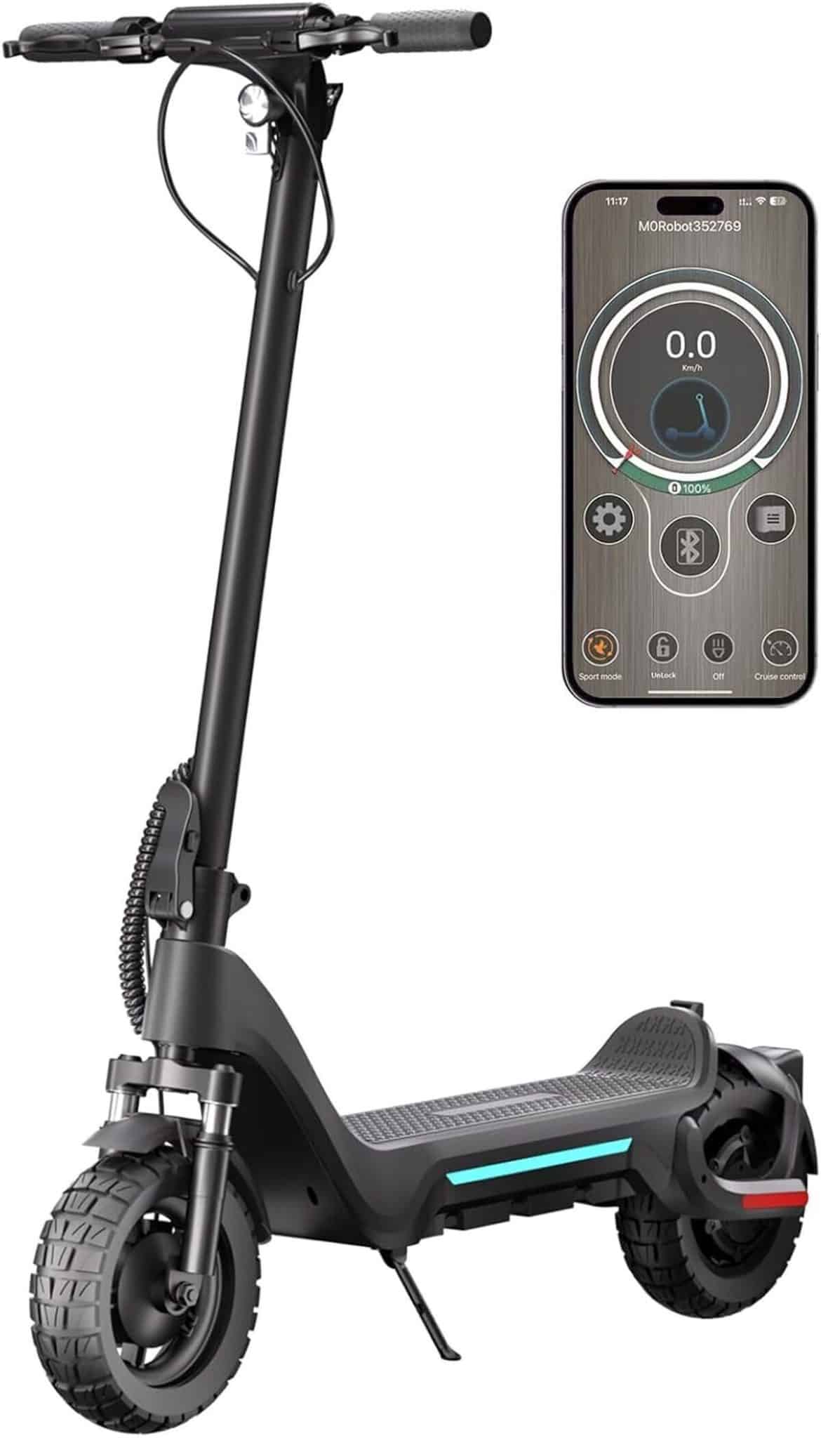 Test de la trottinette électrique tout-terrain pliable