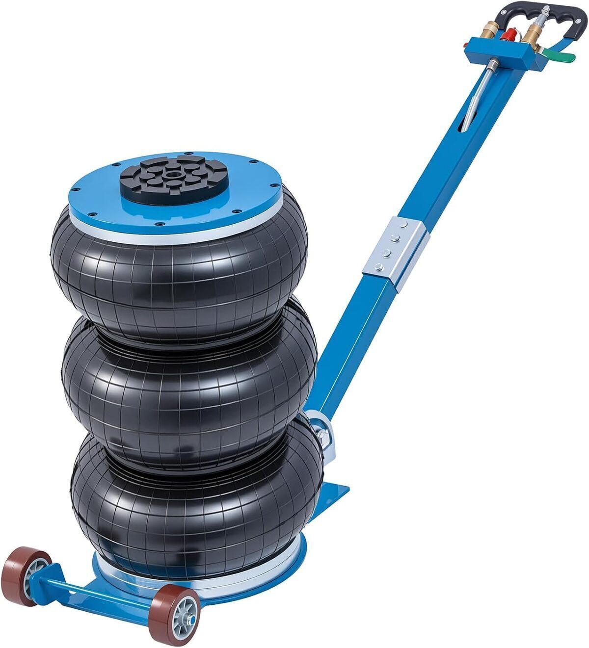 Test du cric pneumatique CXRCY 5 tonnes : levage rapide et efficace