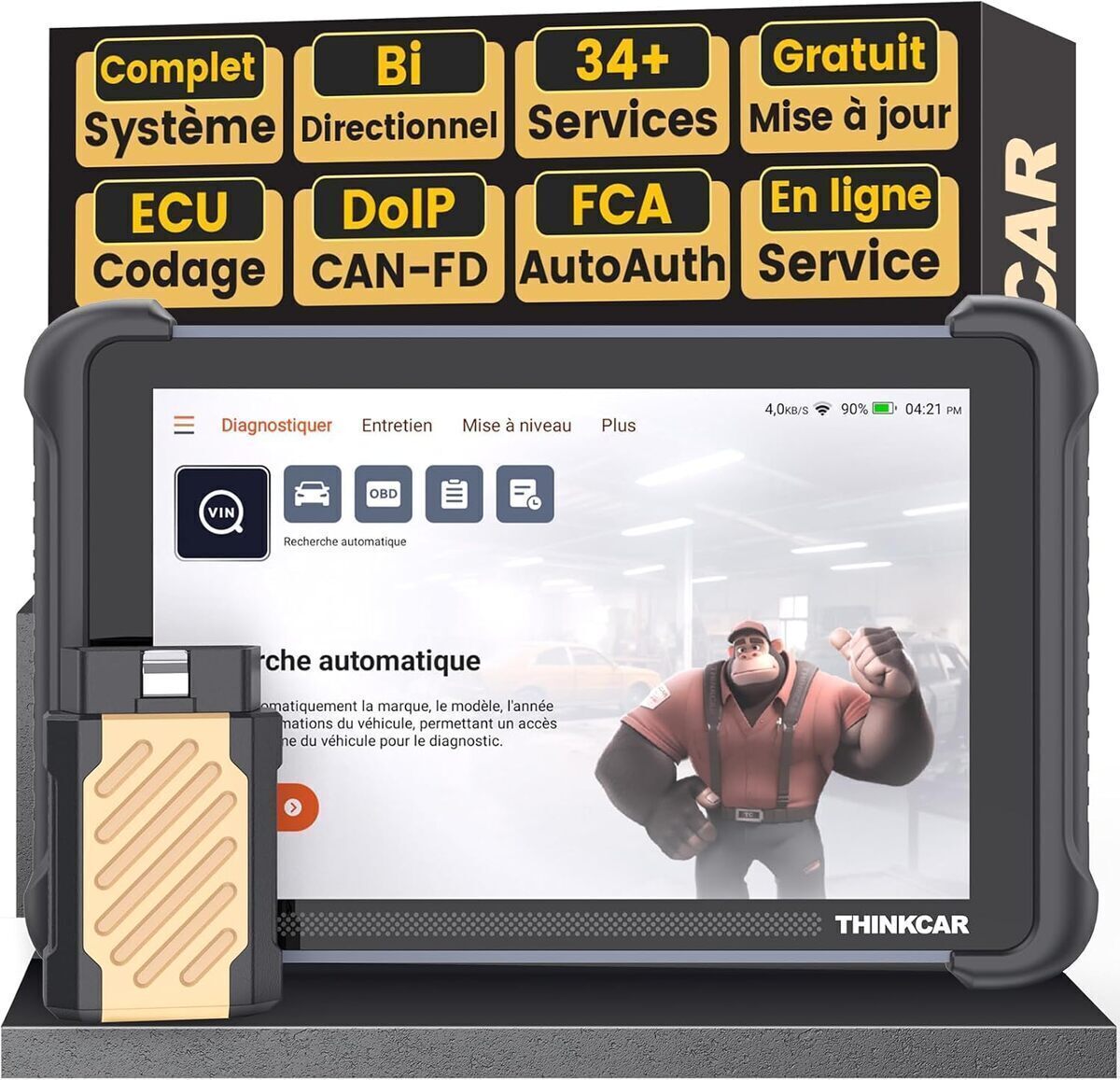 Test du diagnostic auto THINKCAR TK689BT : performance et fonctionnalités complètes